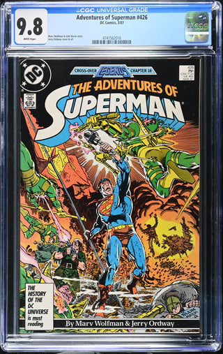 Adventures of Superman #426 (3/87) Graded CGC 9.8
