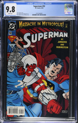 Superman #92 (8/94) Graded CGC 9.8