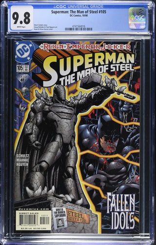 Superman: The Man of Steel #105 (10/00) Graded CGC 9.8