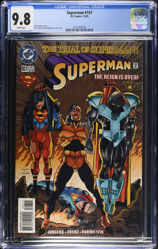 Superman #107 (12/95) Graded CGC 9.8