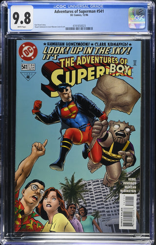 Adventures of Superman #541 (12/96) Graded CGC 9.8