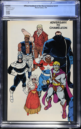 Official Handbook of the Marvel Universe #v3 #1 (7/89) Graded CGC 9.8