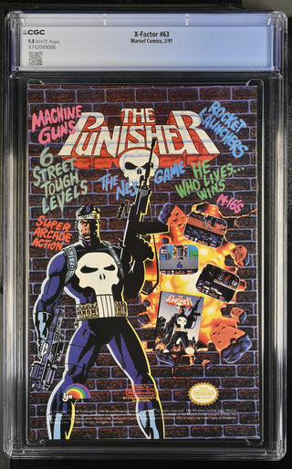 X-Factor #63 (2/91) Graded CGC 9.8
