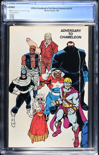 Official Handbook of the Marvel Universe #v3 #1 (7/89) Graded CGC 9.6
