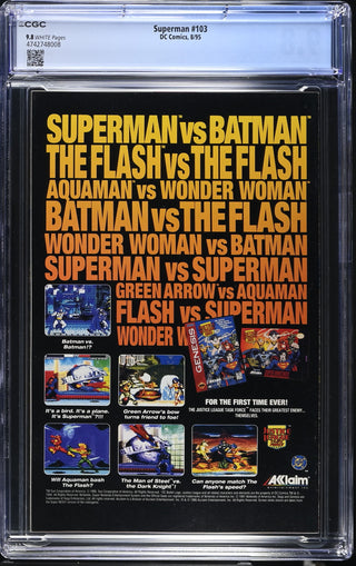Superman #103 (8/95) Graded CGC 9.8