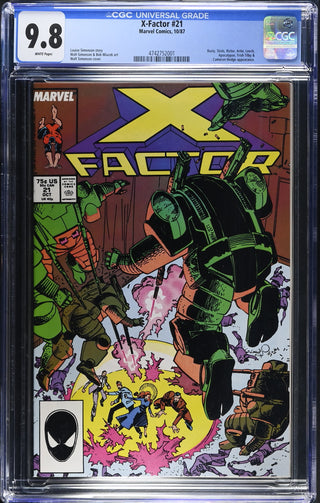 X-Factor #21 (10/87) Graded CGC 9.8