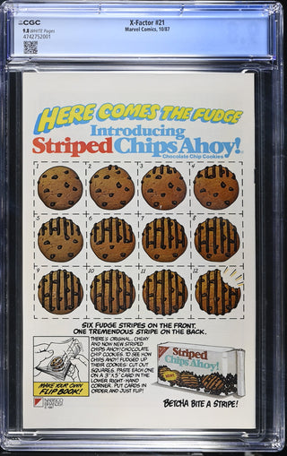 X-Factor #21 (10/87) Graded CGC 9.8