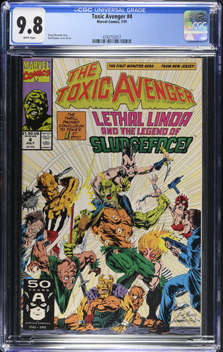 Toxic Avenger #4 (7/91) Graded CGC 9.8