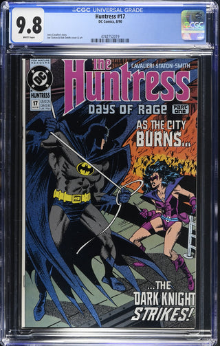 Huntress #17 (8/90) Graded CGC 9.8