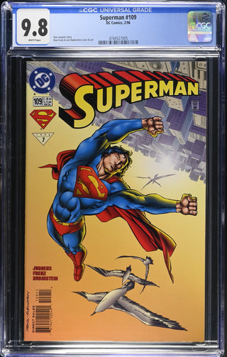 Superman #109 (2/96) Graded CGC 9.8