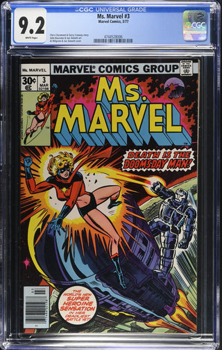 Ms. Marvel #3 (3/77) Graded CGC 9.2