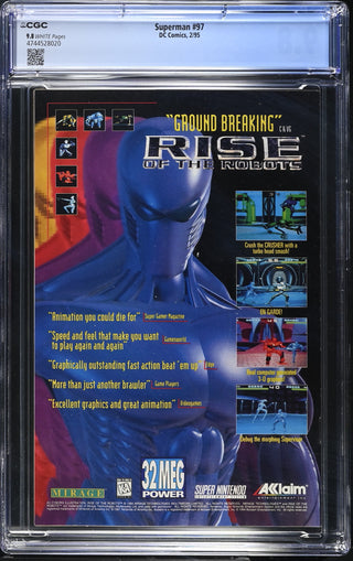 Superman #97 (2/95) Graded CGC 9.8
