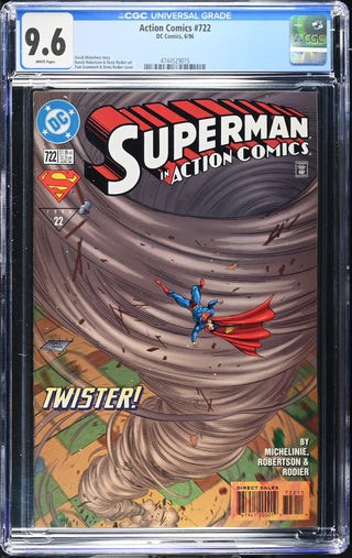 Action Comics #722 (6/96) Graded CGC 9.6