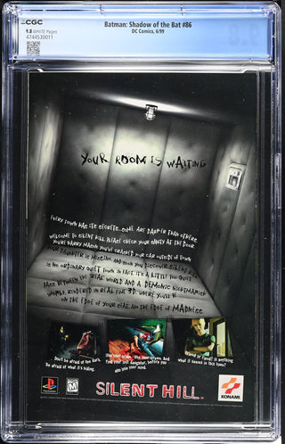 Batman: Shadow of the Bat #86 (6/99) Graded CGC 9.8