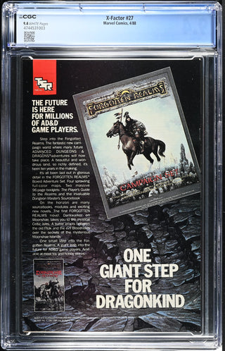 X-Factor #27 (4/88) Graded CGC 9.4