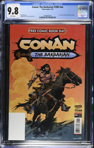 Conan: The Barbarian FCBD #nn (5/23) Graded CGC 9.8