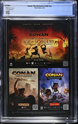 Conan: The Barbarian FCBD #nn (5/23) Graded CGC 9.8