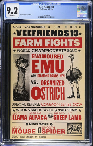 VeeFriends #13 (3/26) Graded CGC 9.2