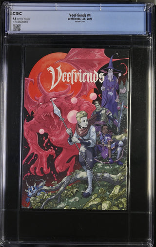 VeeFriends #4 (2025) Graded CGC 9.8 Variant Cover