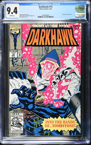 Darkhawk #15 (5/92) Graded CGC 9.4