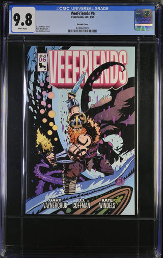 VeeFriends #6 (9/25) Graded CGC 9.8 Variant Cover B /2000