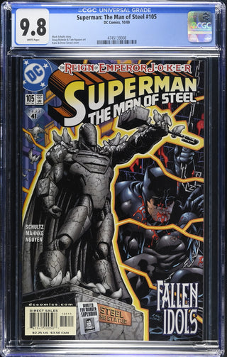 Superman: The Man of Steel #105 (10/00) Graded CGC 9.8