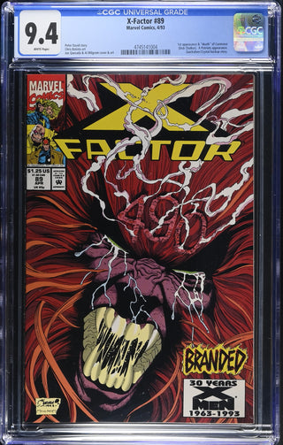 X-Factor #89 (4/93) Graded CGC 9.4