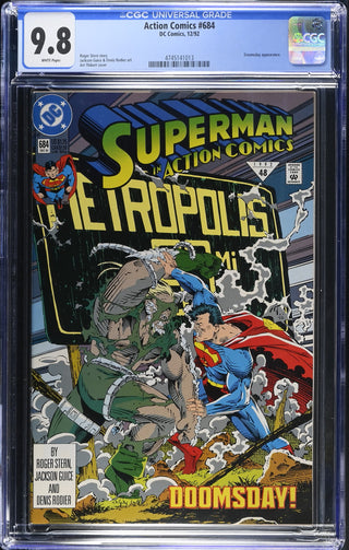 Action Comics #684 (12/92) Graded CGC 9.8
