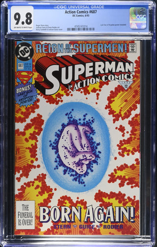 Action Comics #687 (6/93) Graded CGC 9.8