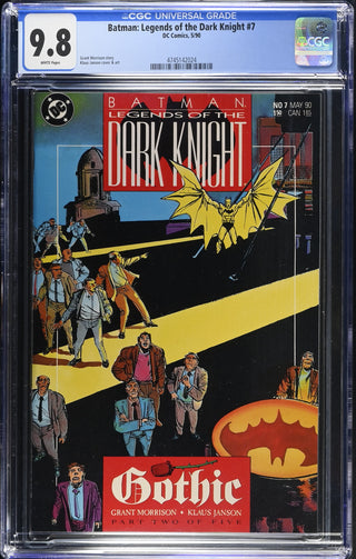 Batman: Legends of the Dark Knight #7 (5/90) Graded CGC 9.8