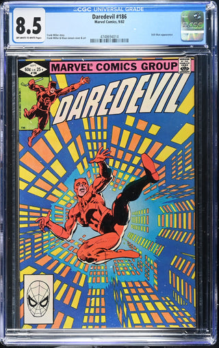 Daredevil #186 (9/82) Graded CGC 8.5