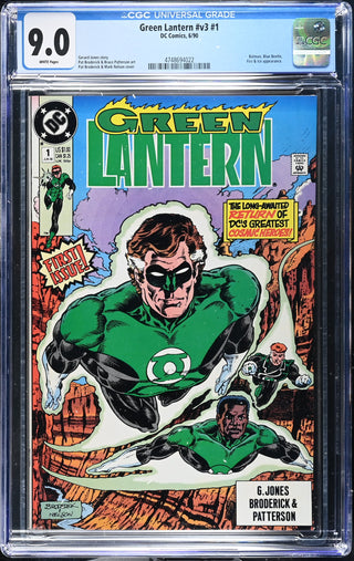 Green Lantern #v3 #1 (6/90) Graded CGC 9.0
