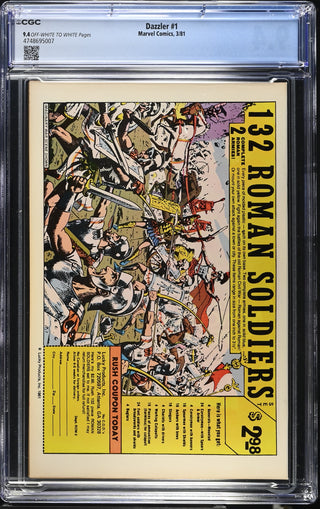Dazzler #1 (3/81) Graded CGC 9.4