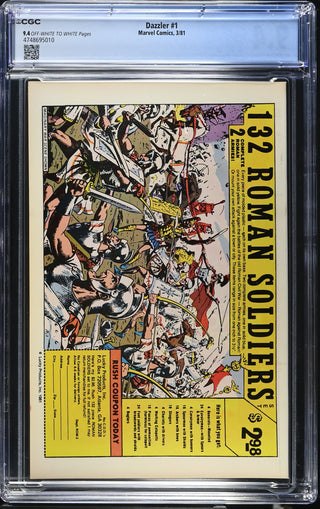 Dazzler #1 (3/81) Graded CGC 9.4