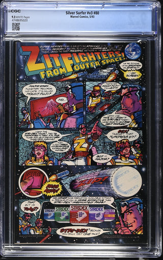 Silver Surfer #v3 #80 (5/93) Graded CGC 9.2