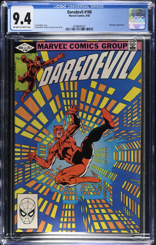 Daredevil #186 (9/82) Graded CGC 9.4