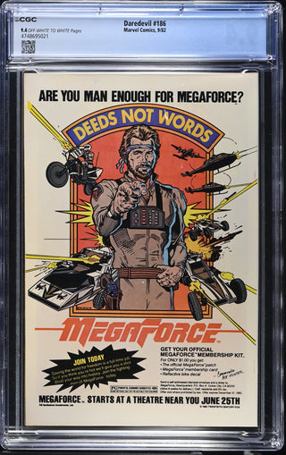 Daredevil #186 (9/82) Graded CGC 9.4