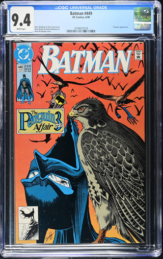 Batman #449 (6/90) Graded CGC 9.4