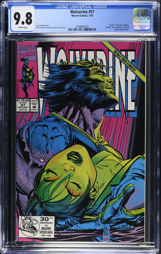 Wolverine #57 (7/92) Graded CGC 9.8