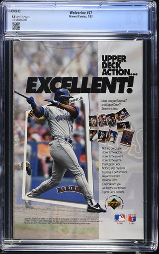 Wolverine #57 (7/92) Graded CGC 9.8