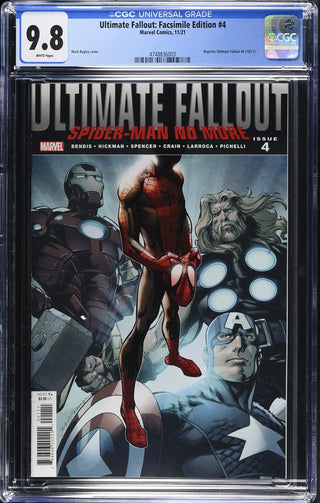 Ultimate Fallout: Facsimile Edition #4 (11/21) Graded CGC 9.8