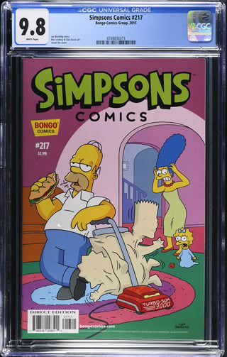 Simpsons Comics #217 (2015) Graded CGC 9.8
