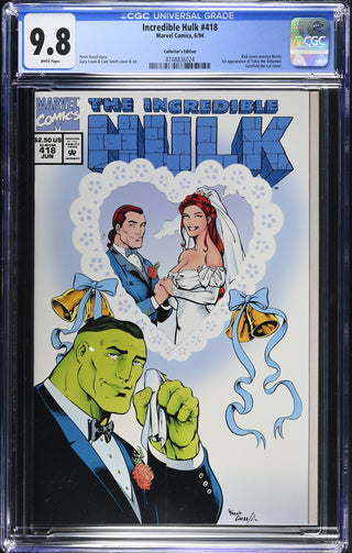 Incredible Hulk #418 (6/94) Graded CGC 9.8 Collector's Edition