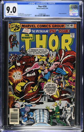 Thor #250 (8/76) Graded CGC 9.0