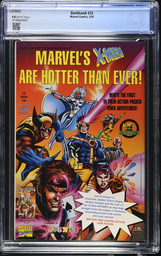 Darkhawk #25 (3/93) Graded CGC 9.8