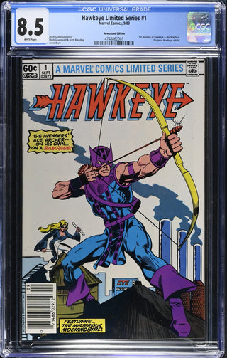 Hawkeye Limited Series #1 (9/83) Graded CGC 8.5 Newsstand Edition