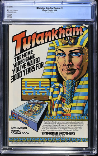 Hawkeye Limited Series #1 (9/83) Graded CGC 8.5 Newsstand Edition