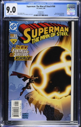 Superman: The Man of Steel #100 (5/00) Graded CGC 9.0 Variant Cover
