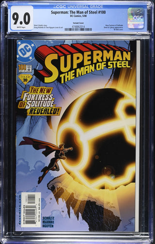 Superman: The Man of Steel #100 (5/00) Graded CGC 9.0 Variant Cover