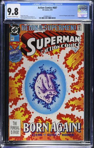 Action Comics #687 (6/93) Graded CGC 9.8